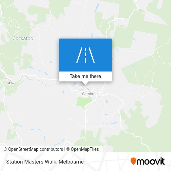 Station Masters Walk map