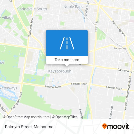Palmyra Street map