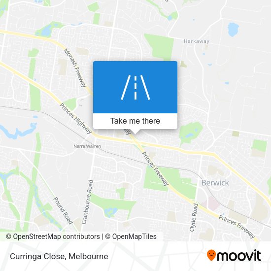 Curringa Close map