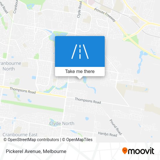 Pickerel Avenue map