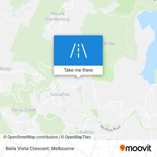 Bella Vista Crescent map