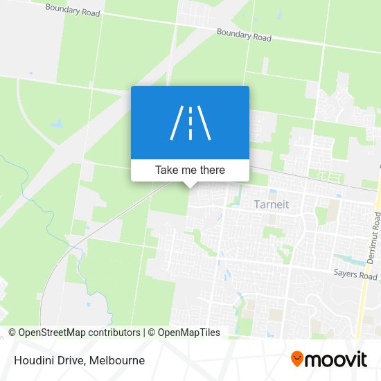 Houdini Drive map
