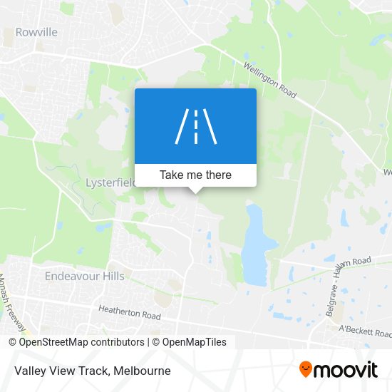 Valley View Track map
