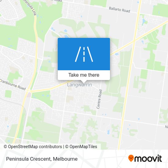 Peninsula Crescent map