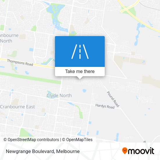 Newgrange Boulevard map