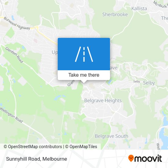 Sunnyhill Road map