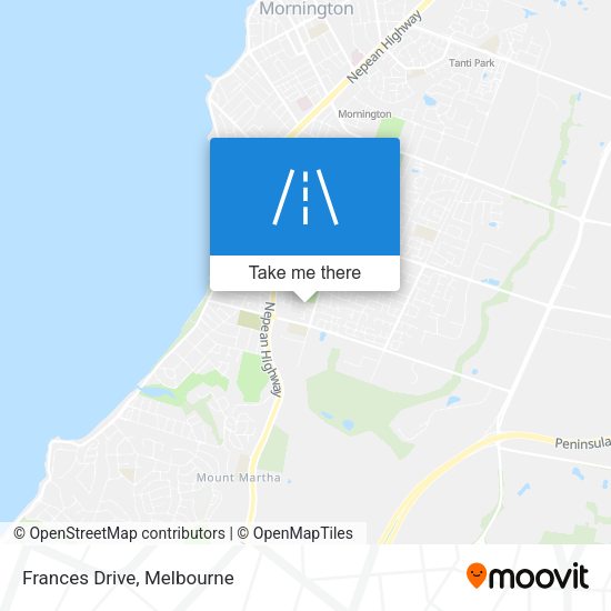 Frances Drive map