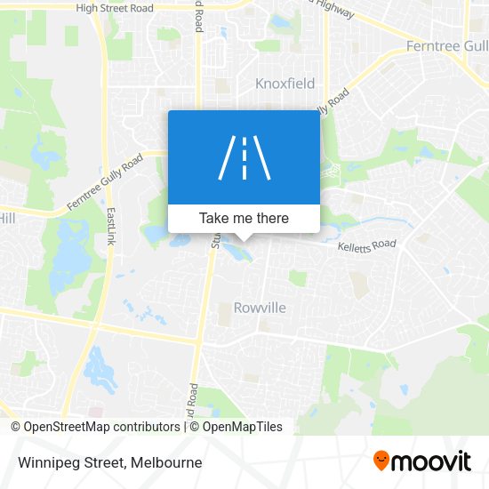Winnipeg Street map