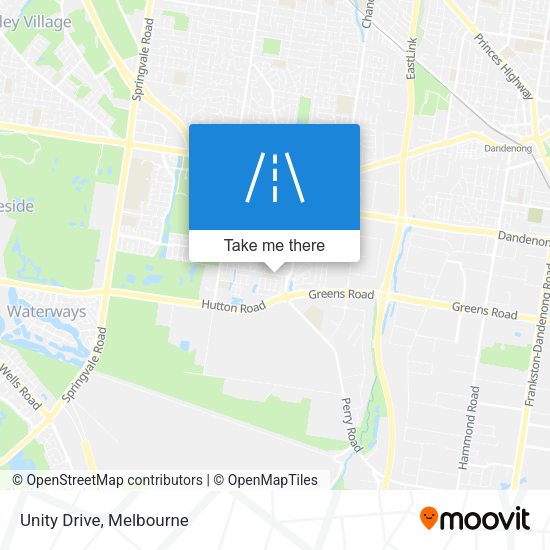 Unity Drive map