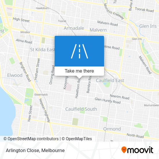 Arlington Close map