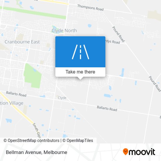 Bellman Avenue map