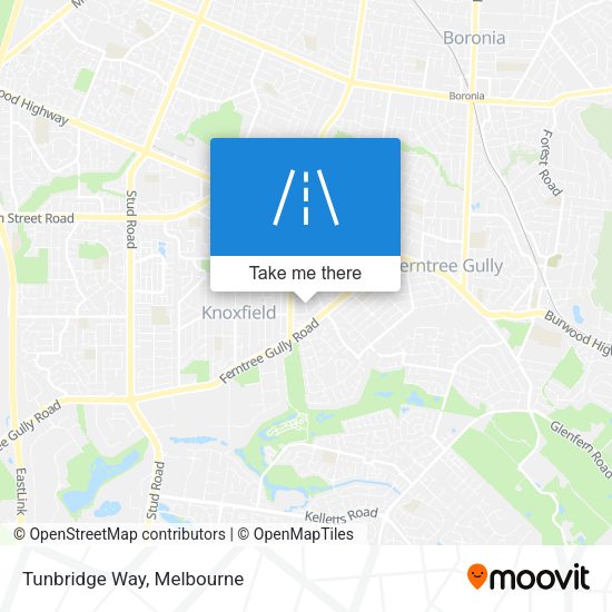 Tunbridge Way map
