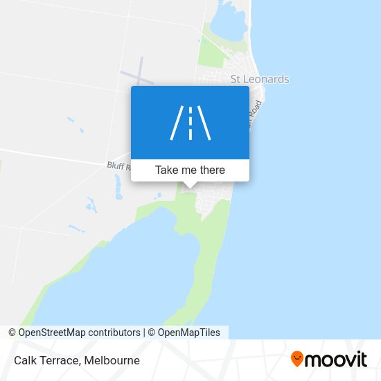 Calk Terrace map