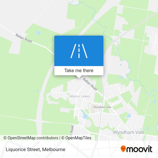 Liquorice Street map