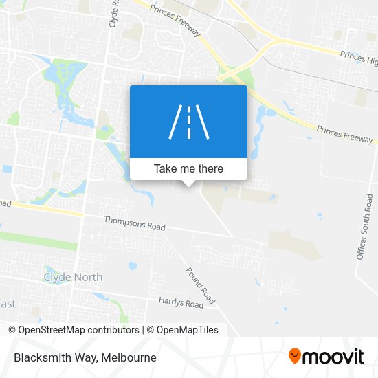 Blacksmith Way map