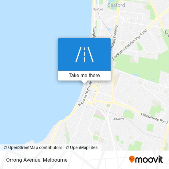 Orrong Avenue map