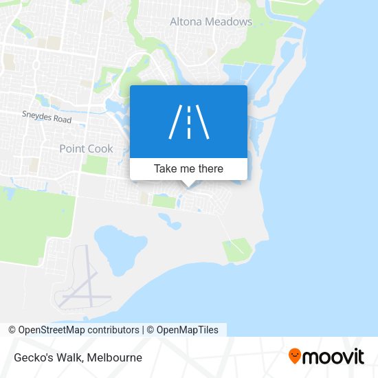 Gecko's Walk map