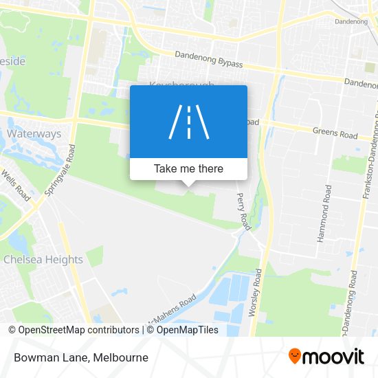 Bowman Lane map
