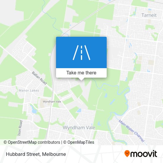 Hubbard Street map
