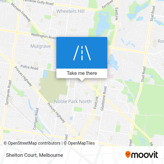 Shelton Court map