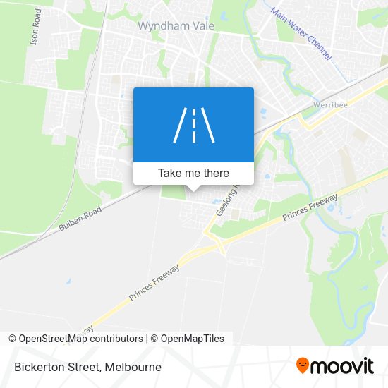 Bickerton Street map