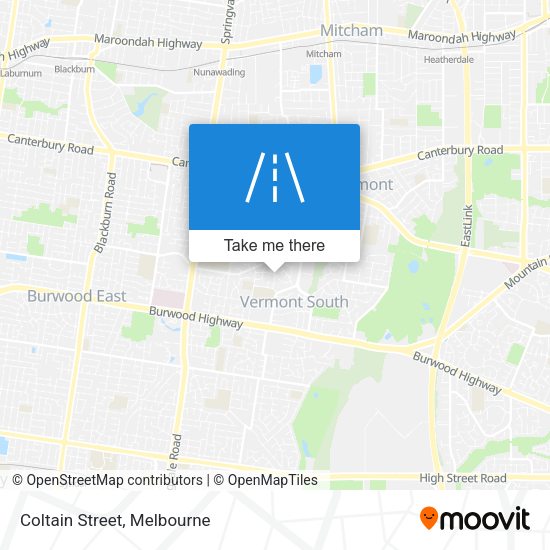 Coltain Street map