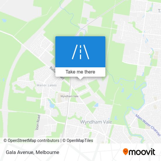 Gala Avenue map