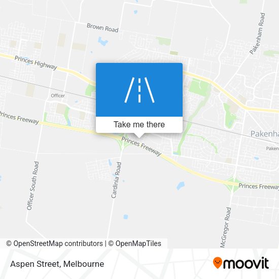 Aspen Street map
