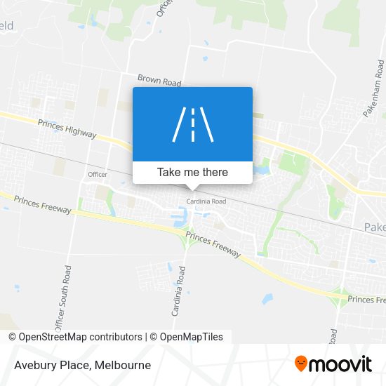 Avebury Place map
