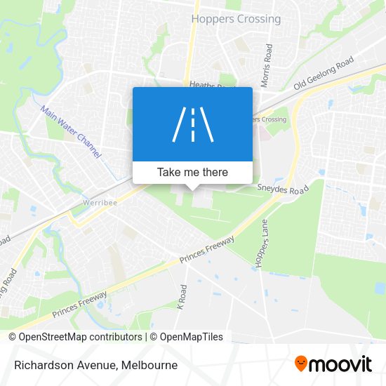 Richardson Avenue map