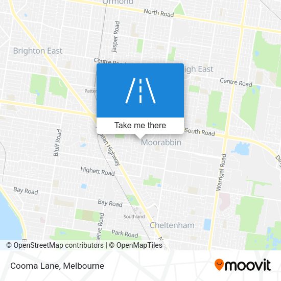 Cooma Lane map