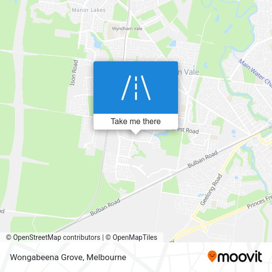 Wongabeena Grove map