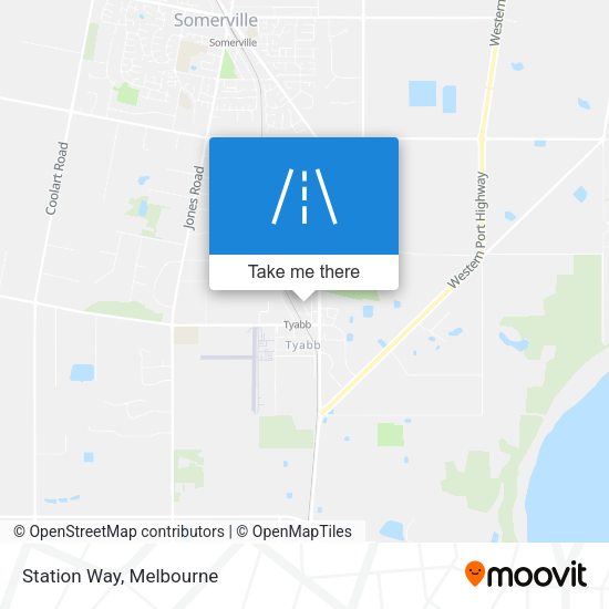 Station Way map