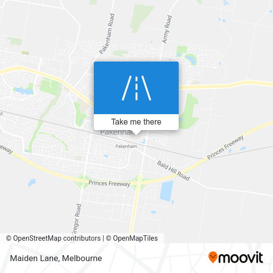 Maiden Lane map
