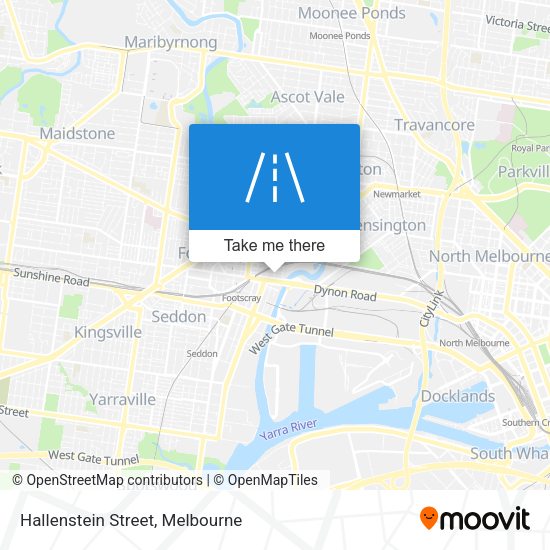 Hallenstein Street map
