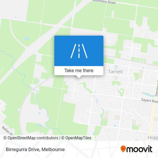 Birregurra Drive map