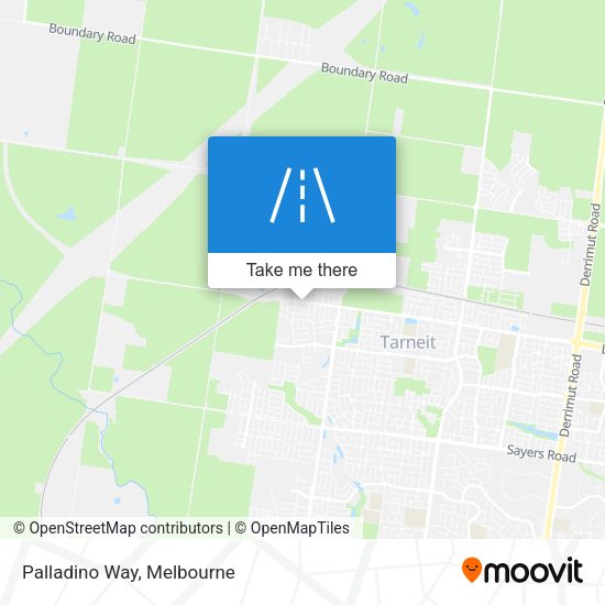 Palladino Way map