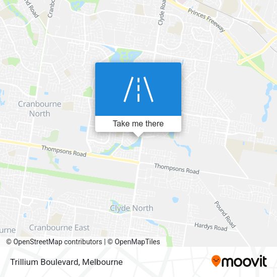 Trillium Boulevard map