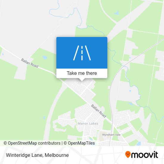 Winteridge Lane map