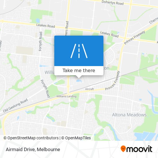 Airmaid Drive map