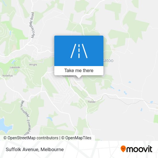 Suffolk Avenue map