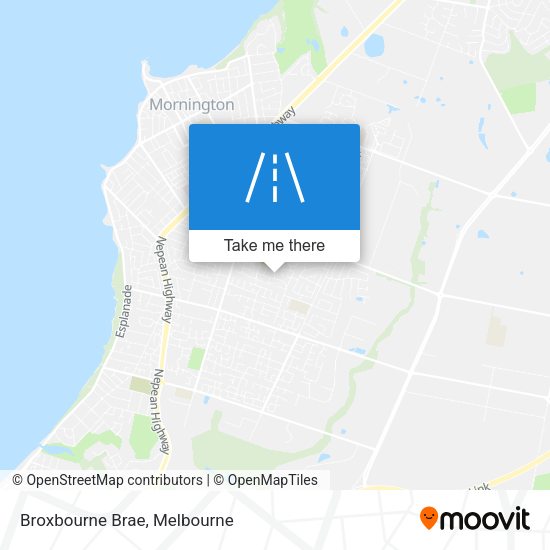Broxbourne Brae map