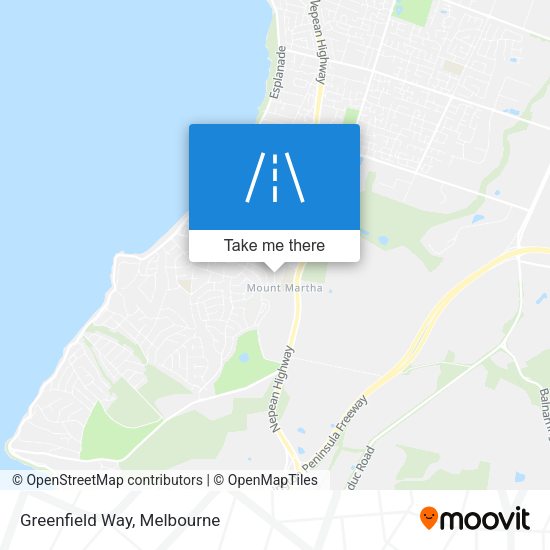 Greenfield Way map