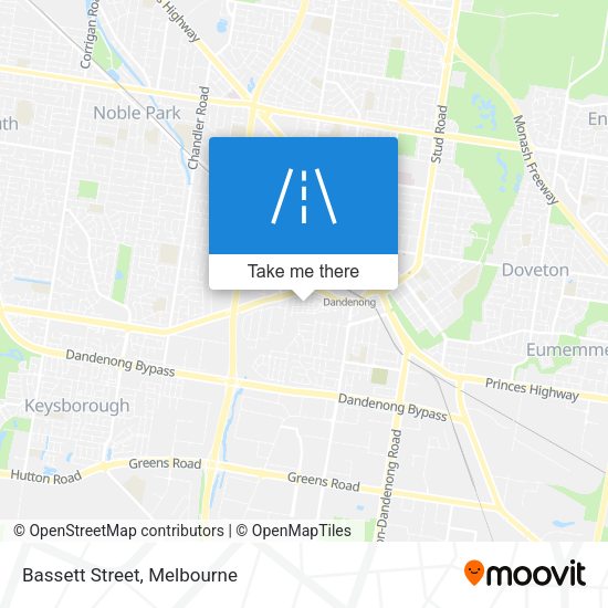 Bassett Street map