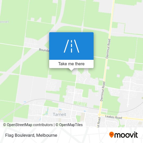 Flag Boulevard map