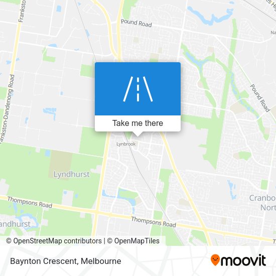 Baynton Crescent map