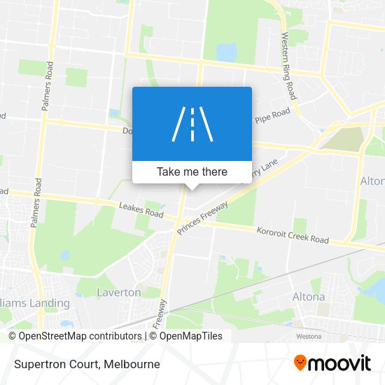 Supertron Court map