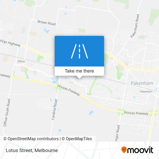 Lotus Street map