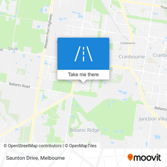 Saunton Drive map