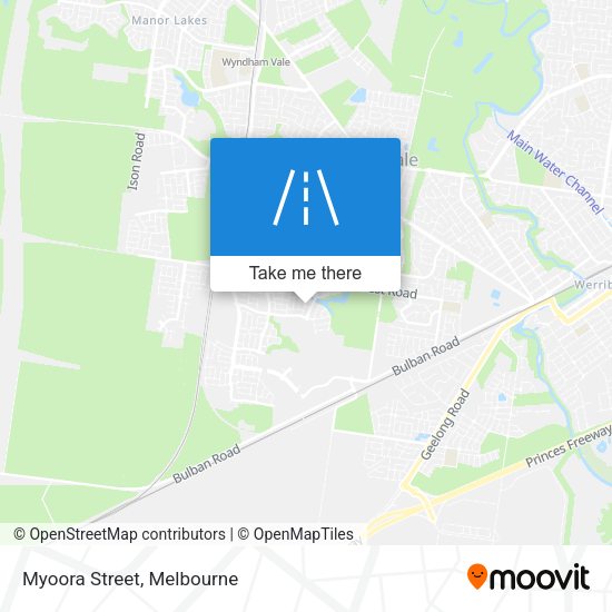 Myoora Street map